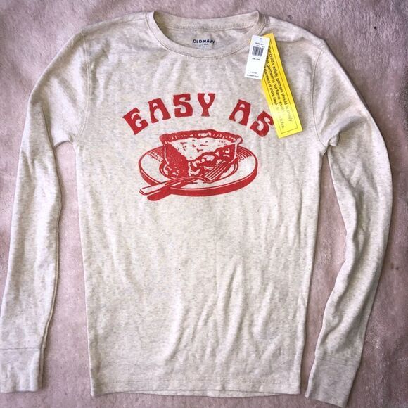 NWT Unisex XXL (14) Old Navy LS Pajama Top - Picture 1 of 6